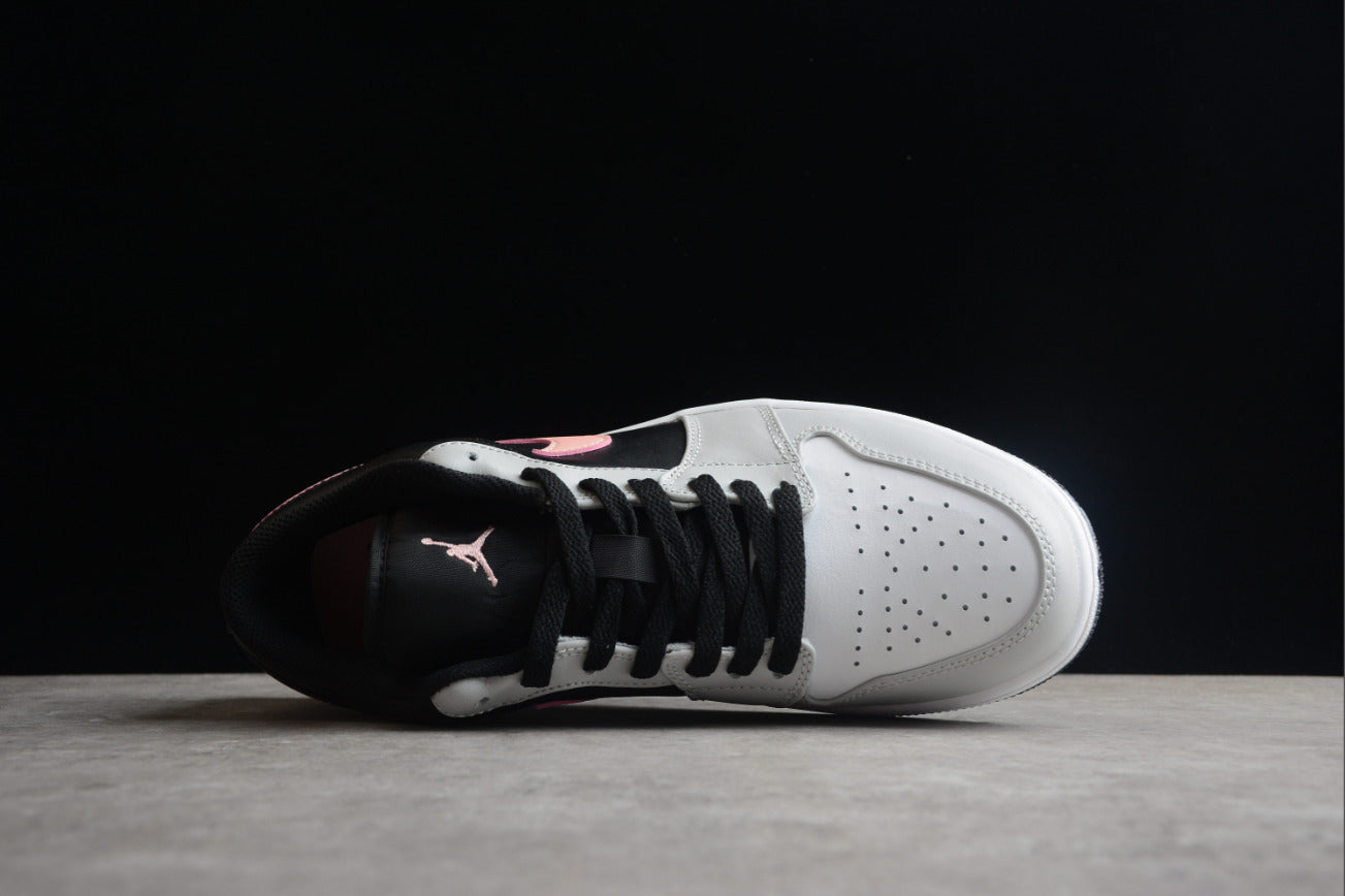 Air Jordan 1 Low Black Grey Pink