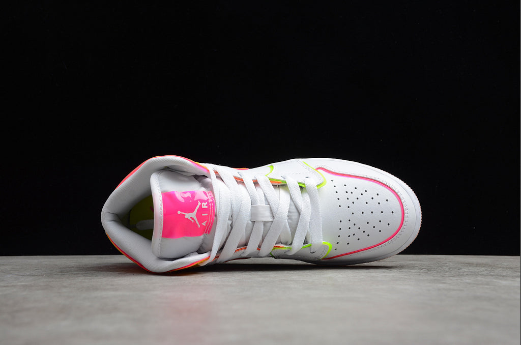 Air Jordan 1 Mid GS Edge Glow