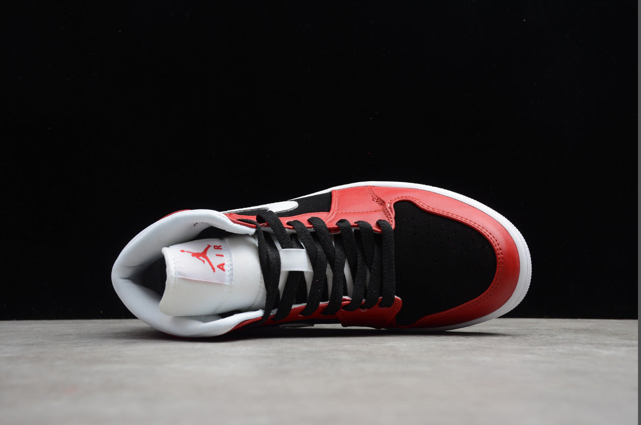 Air Jordan 1 Mid Gym Red Black
