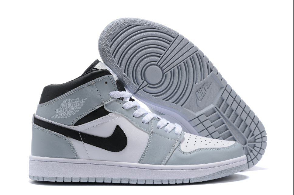 Air Jordan 1 Mid Smoke Grey White Anthracite