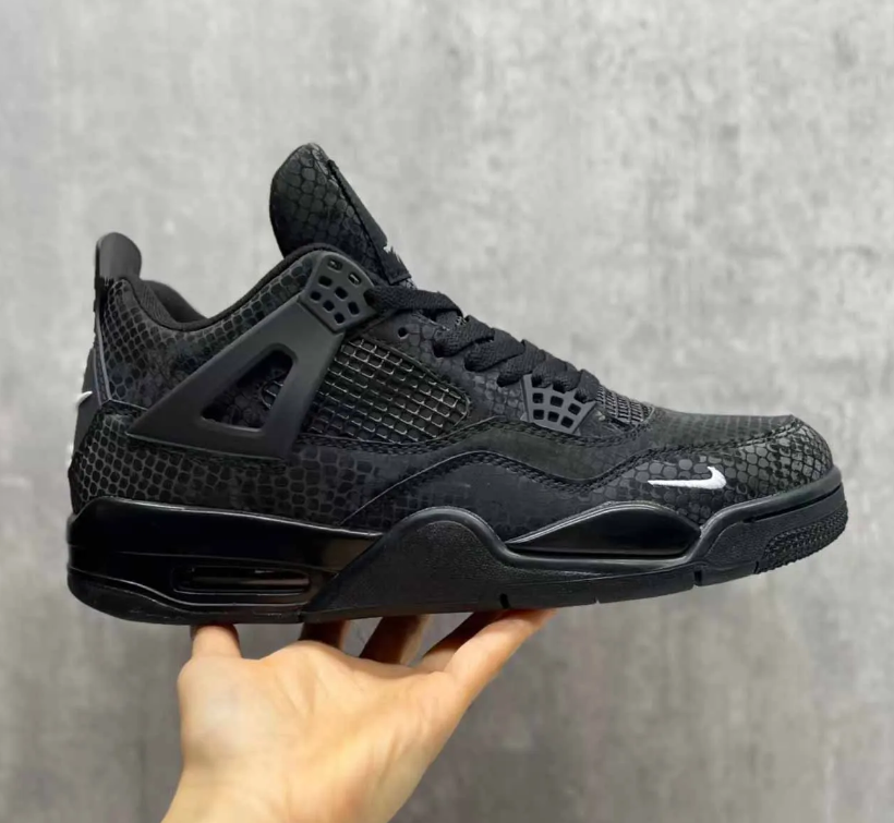Nigel Sylvester x AJ 4 Black Mamba Shoes Sneakers