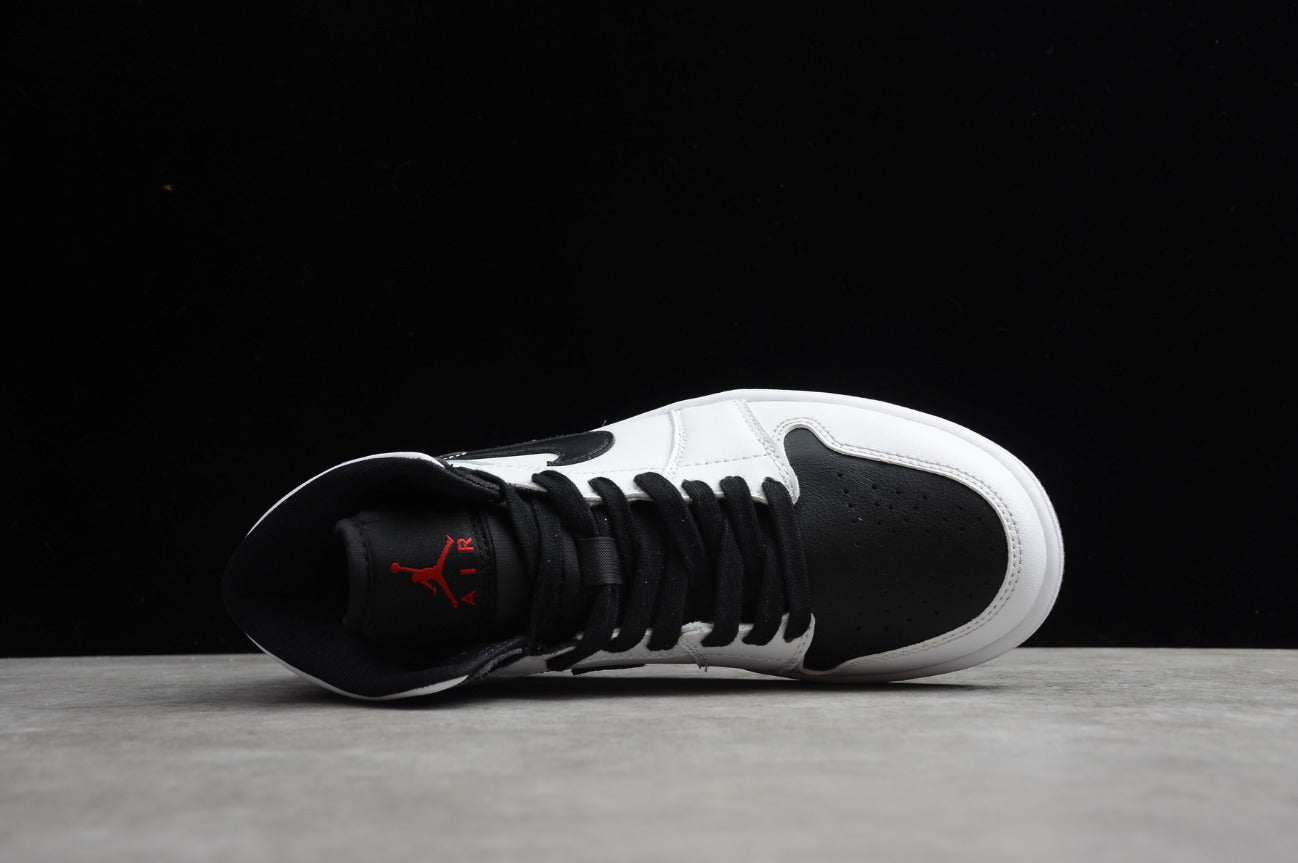 Air Jordan 1 Mid Reverse Black Toe