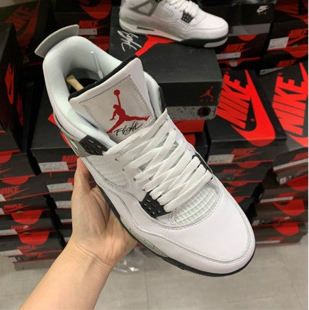 Air Jordan 4 White Cement
