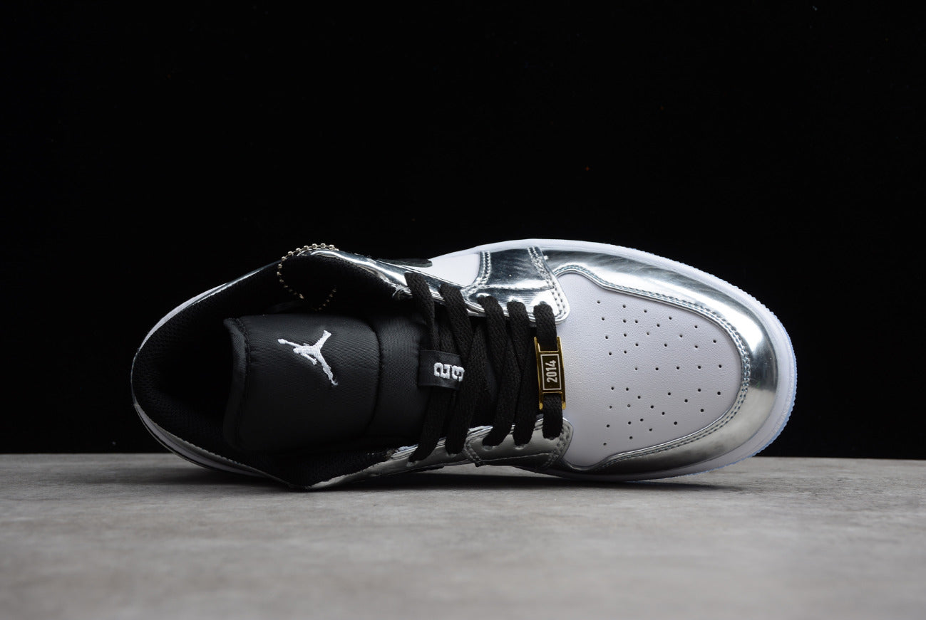 Air Jordan 1 Low Top Silver