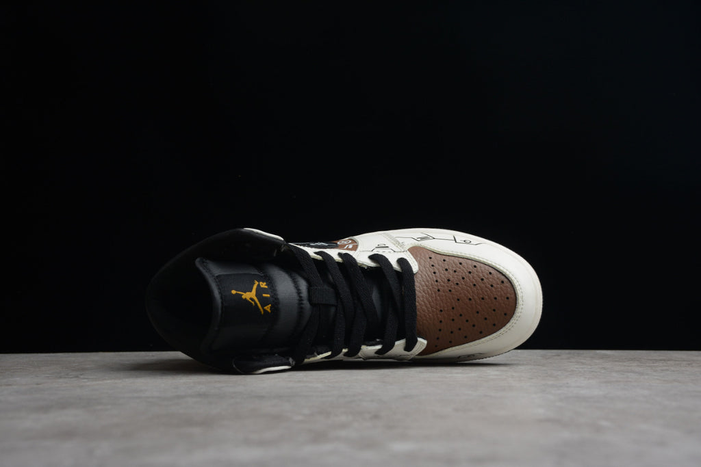 Air Jordan 1 Mid Vibe Beige Mocha