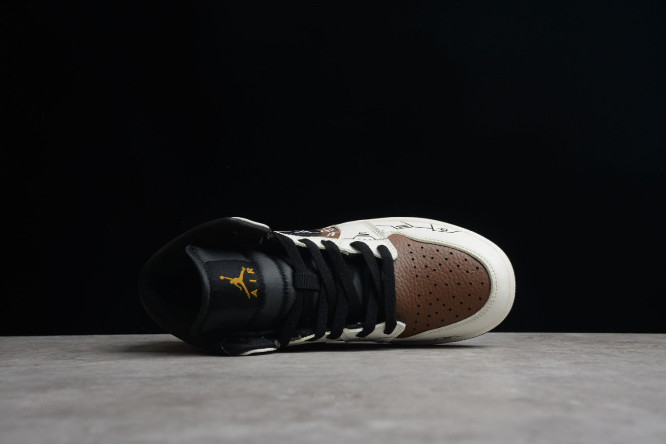 Air Jordan 1 Mid Vibe Beige Mocha