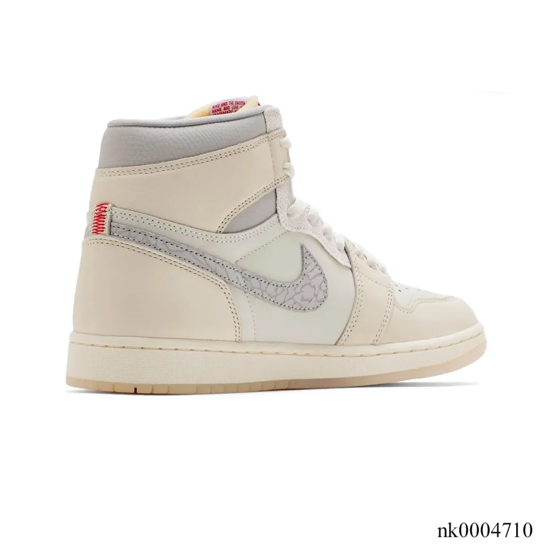 Air Jordan 1 High OG Sail Elephant Print Shoes Sneakers