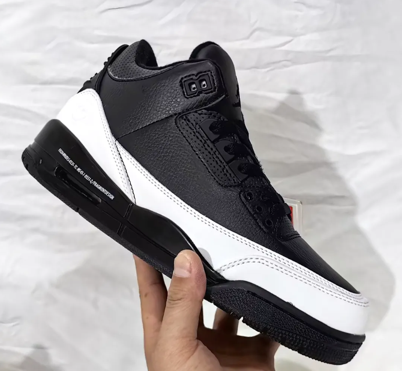 Fragment x AJ 3 Black White Sample Shoes Sneakers