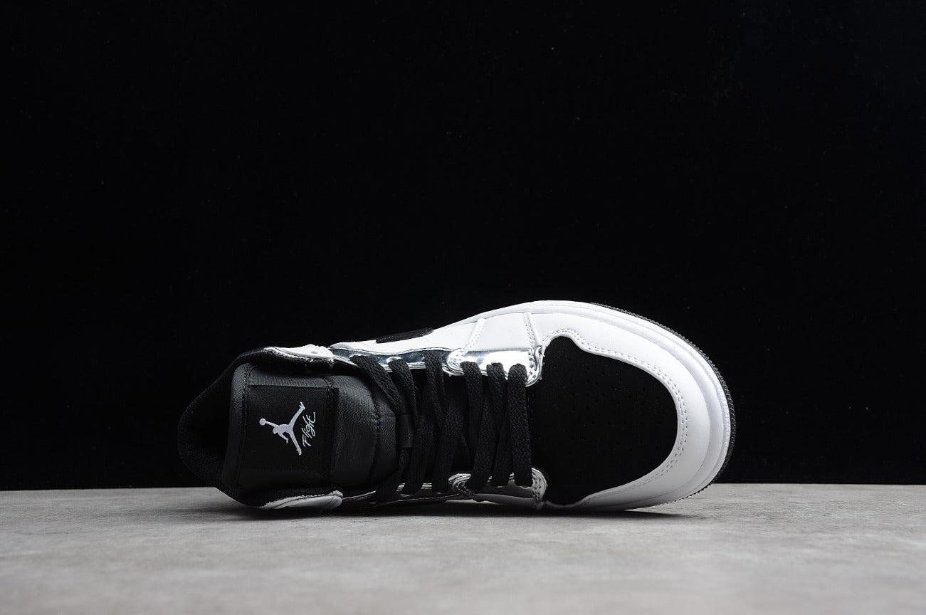 Air Jordan 1 Mid Leonard White And Black