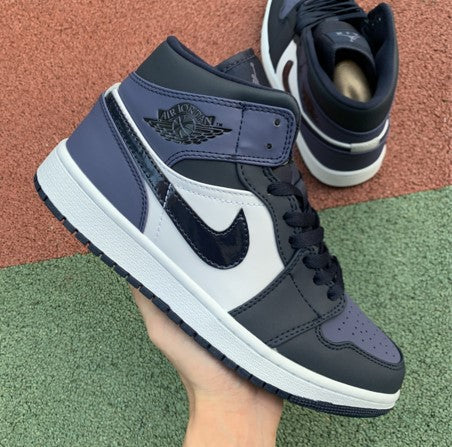Air Jordan 1 Mid Sanded Purple Toe