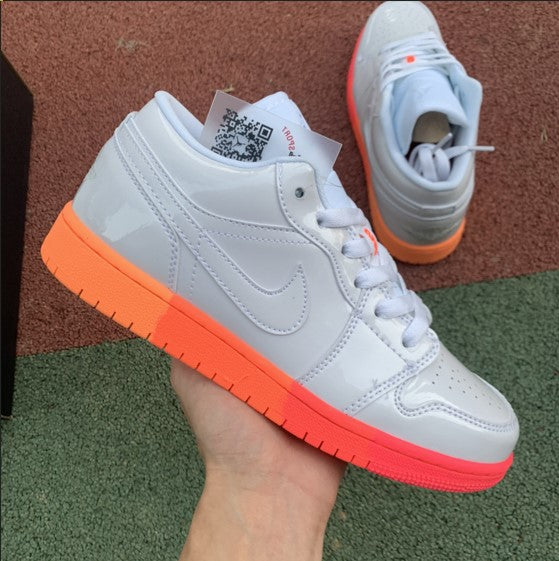 Air Jordan 1 Low White Neon