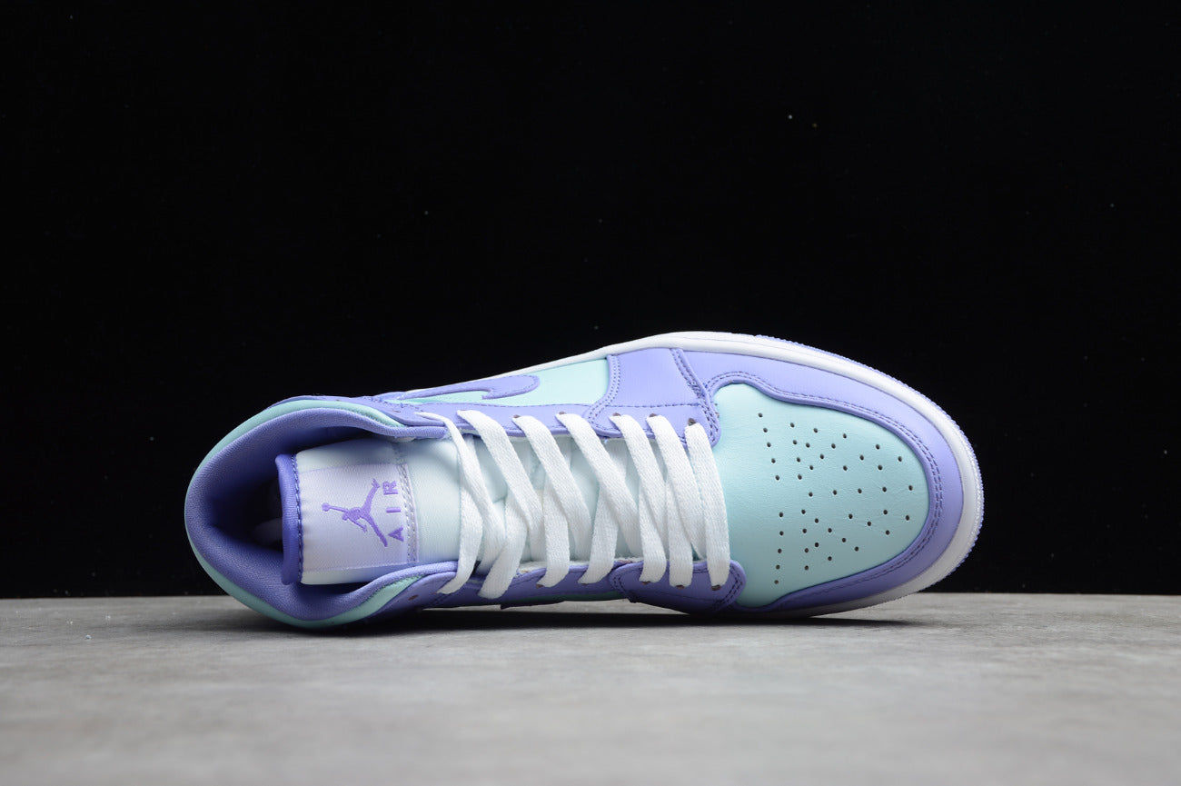 Air Jordan 1 Mid GS 'Purple Glacier Blue'