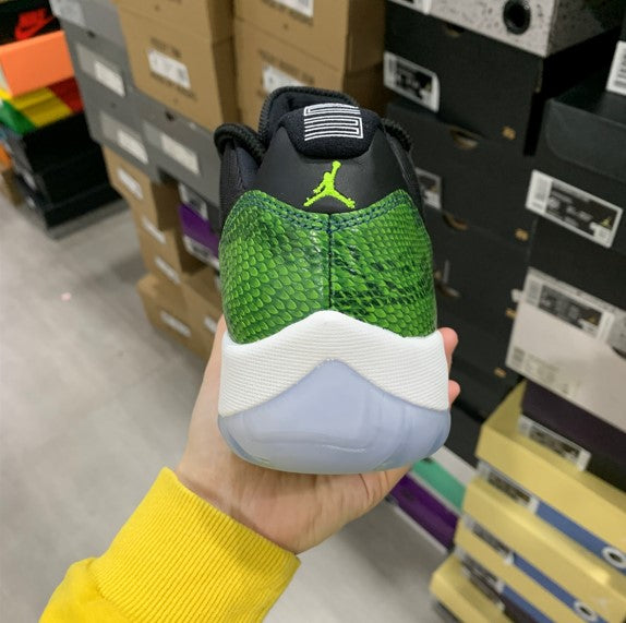 Air Jordan 11 Green Snakeskin