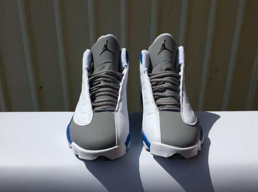 Air Jordan 13 White Blue Grey