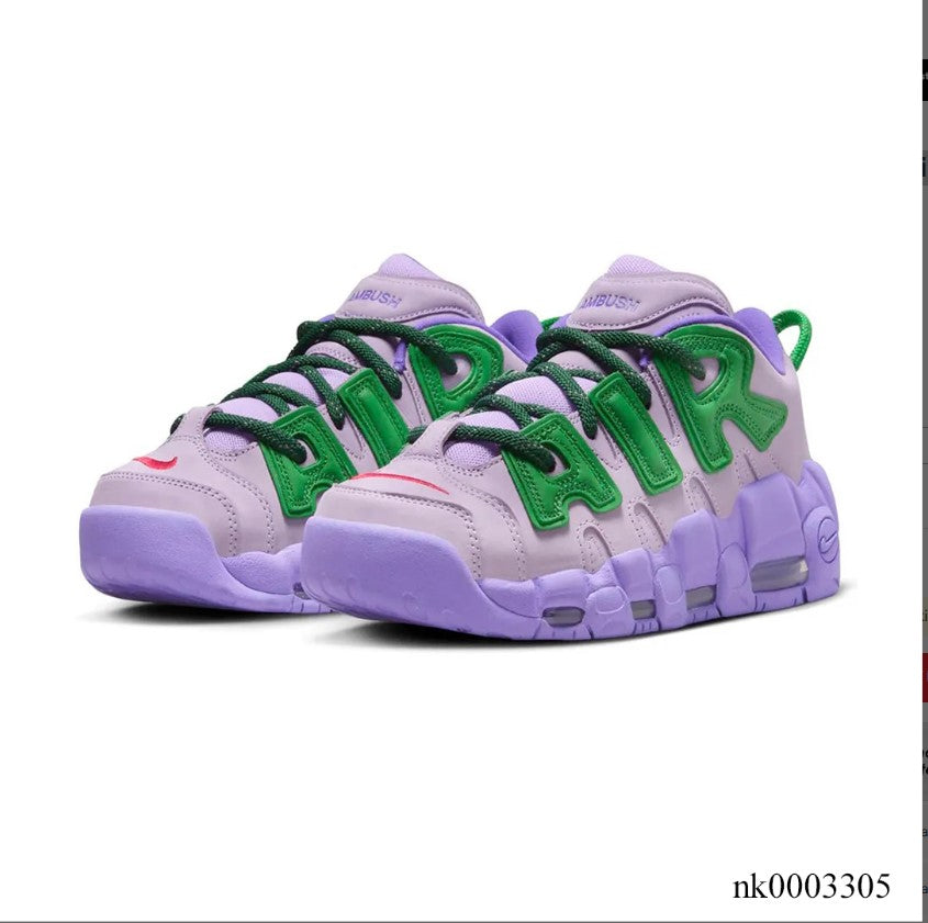 Air More Uptempo Low AMBUSH Lilac Shoes Sneakers