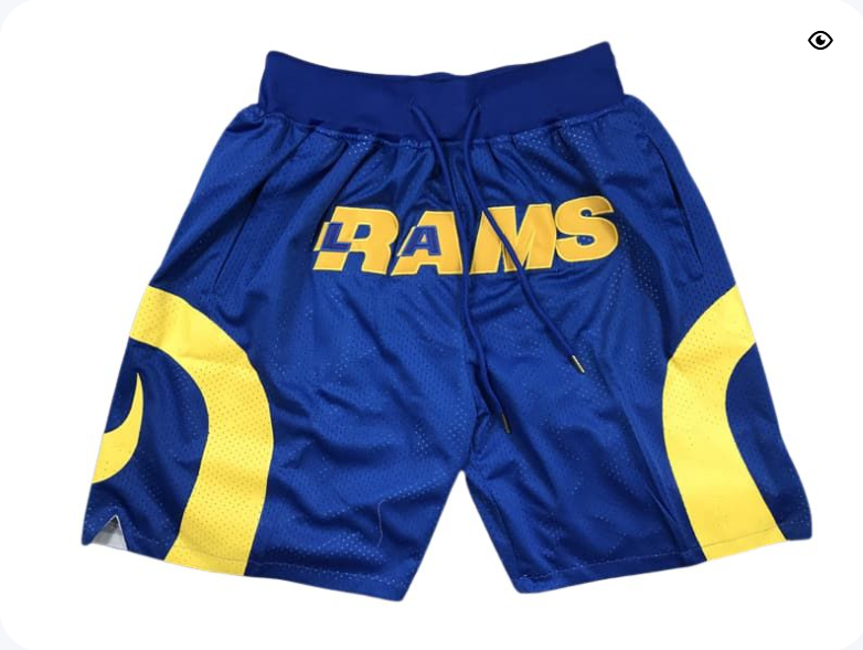 Los Angeles Rams Blue Shorts