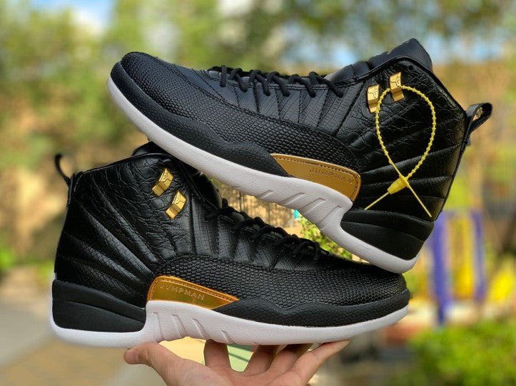 Air Jordan 12 Midnight Black Joe