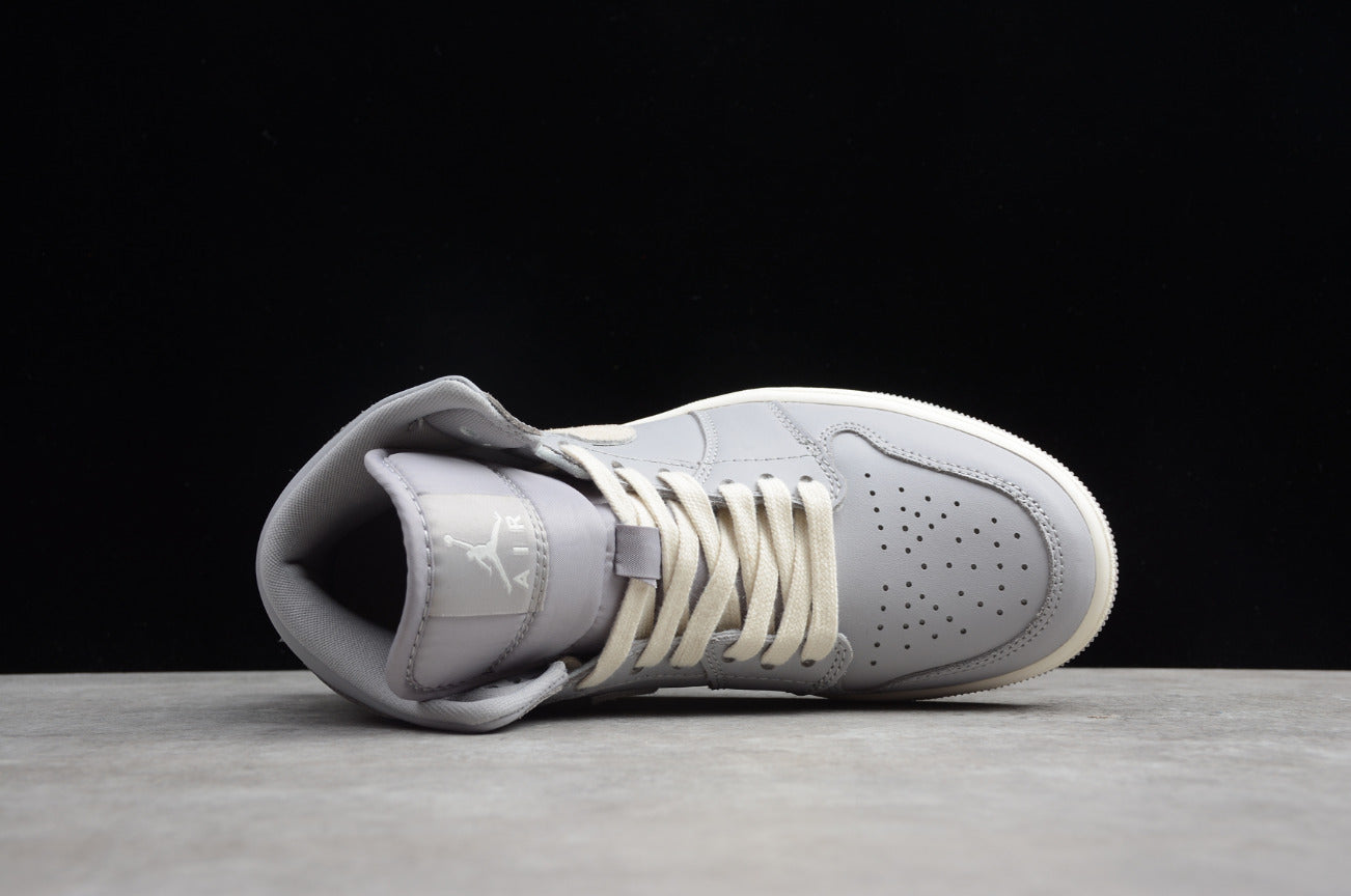 Air Jordan 1 Mid 'Grey Light Bone'