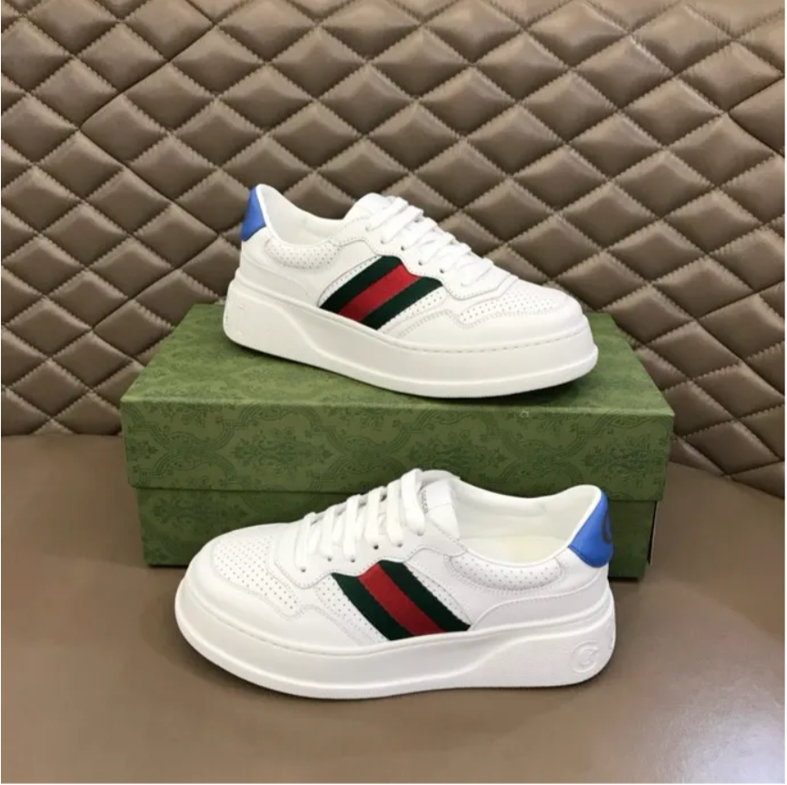 GG Web Leather Shoes Sneakers