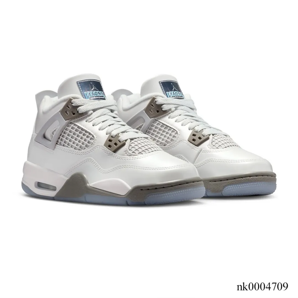 Air Jordan 4 Blue Chill Photon Dust Shoes Sneakers