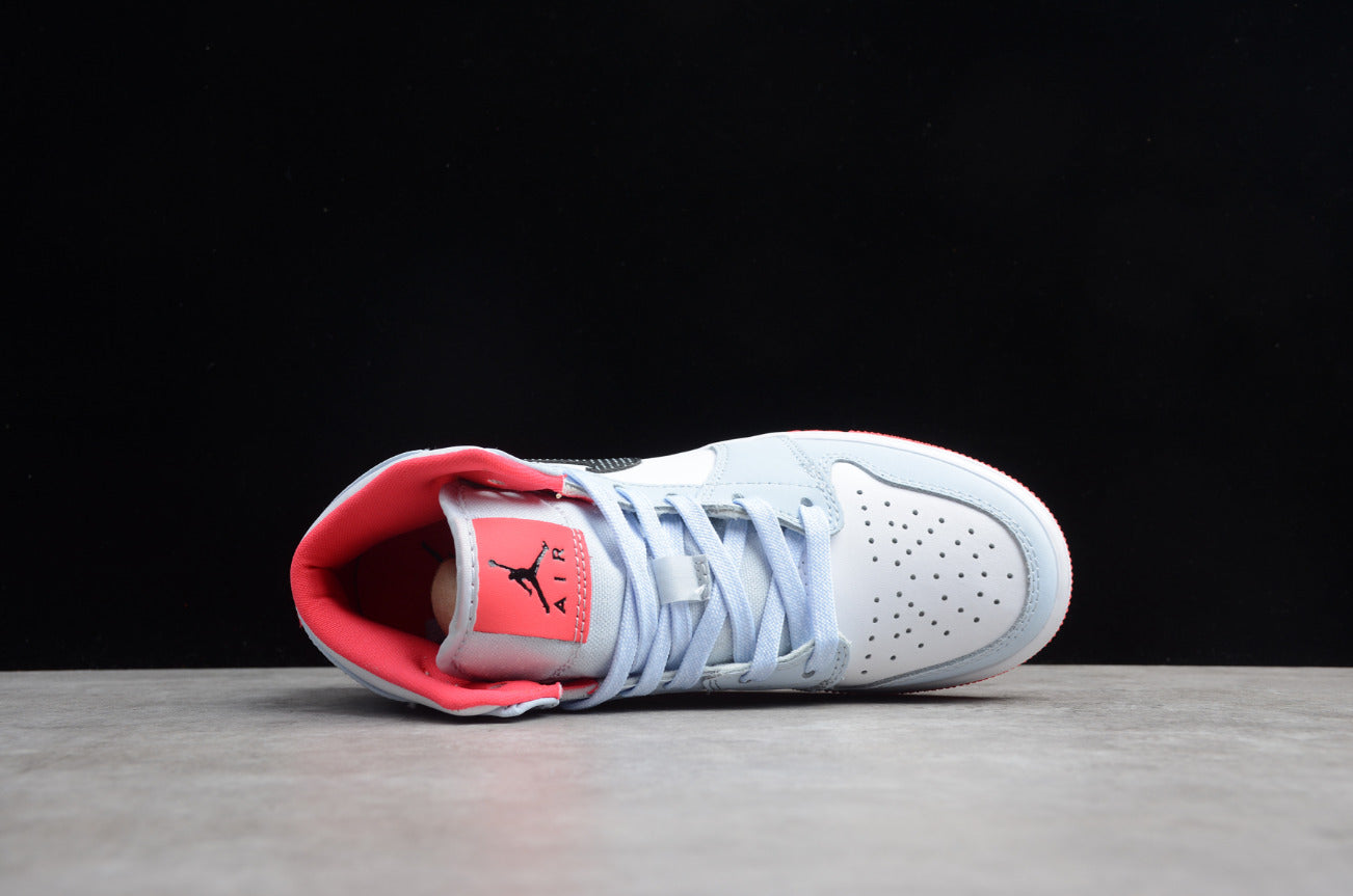 Air Jordan 1 Mid GS 'Half Blue'