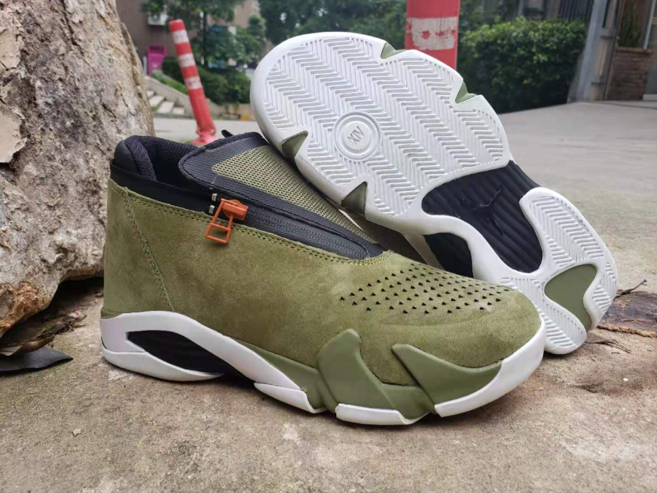 Air Jordan 14 Jumpman Z Olive Green