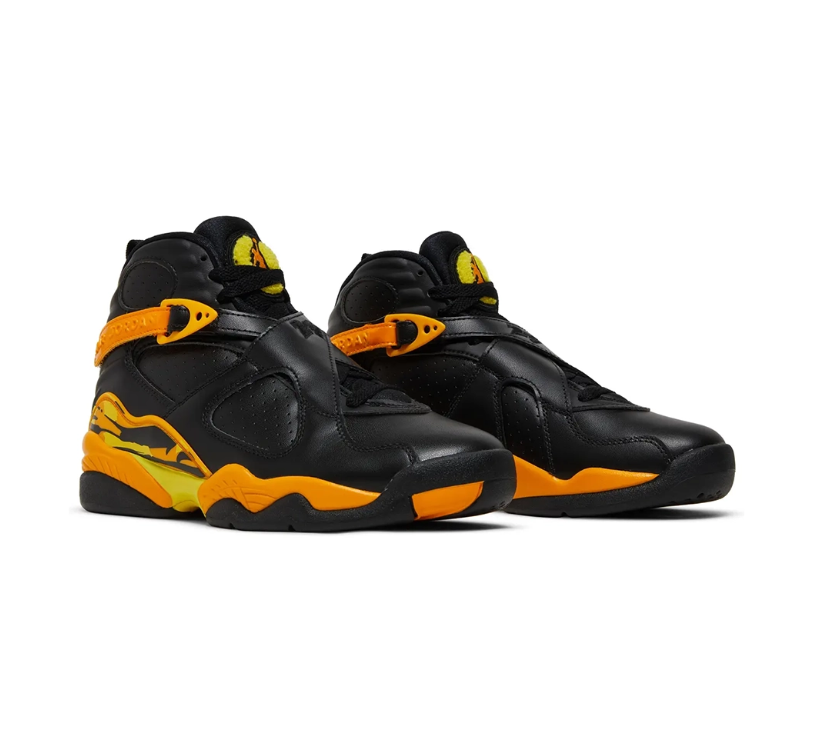 Air Jordan 8 Retro Taxi Yellow Black Shoes Sneakers