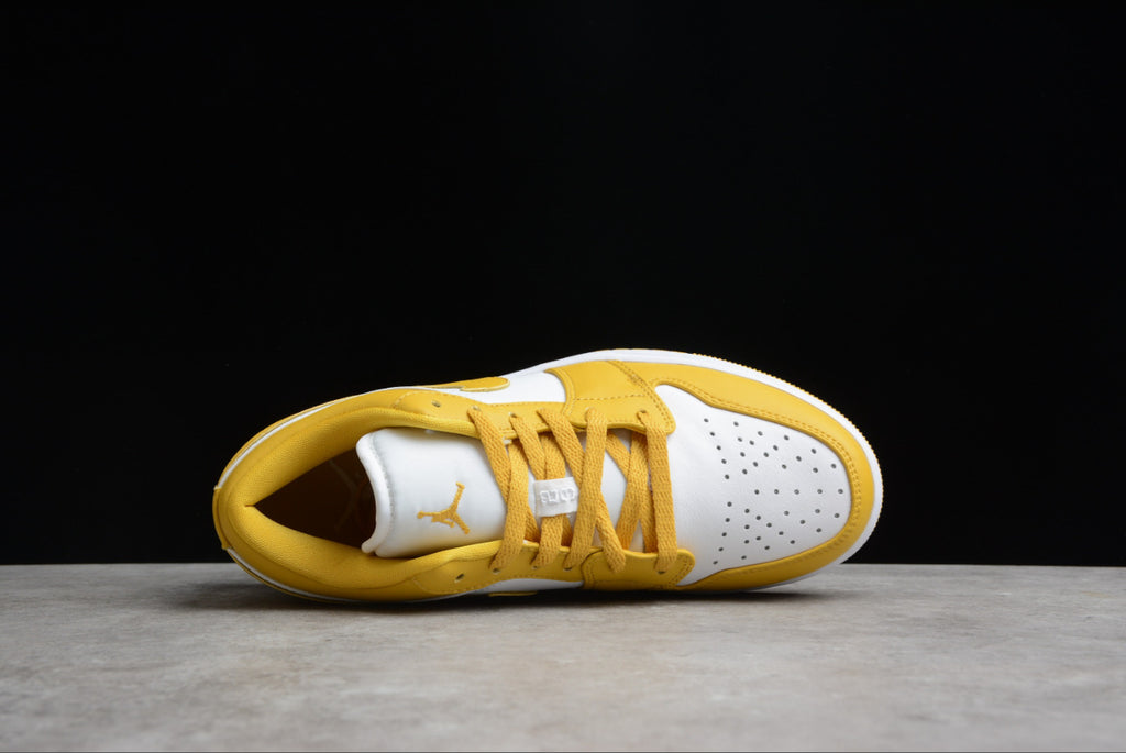 Air Jordan 1 Low White Mustard