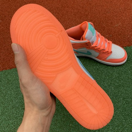 Air Jordan 1 Mid Orange Green