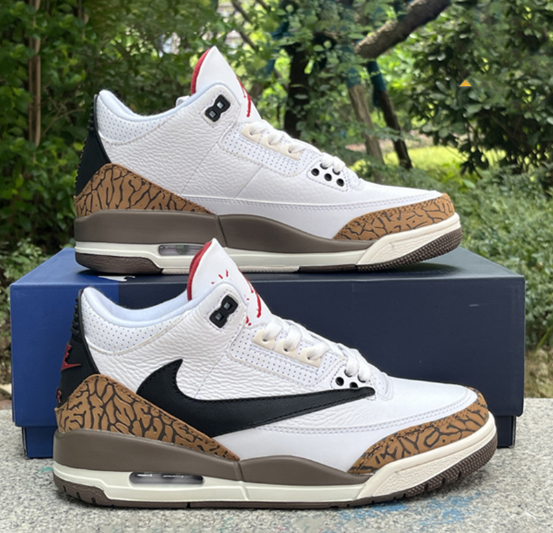 Air Jordan 3 x Travis Scott Palomino Shoes Sneakers