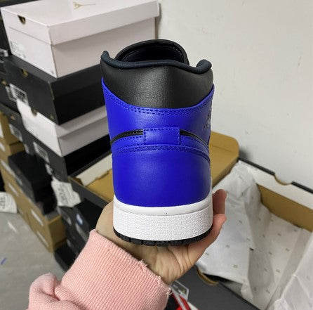 Air Jordan 1 Mid Black Blue