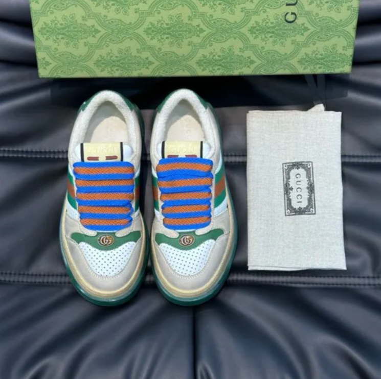 GG Screener Sneaker ‘Off White Green Red’ Shoes Sneakers
