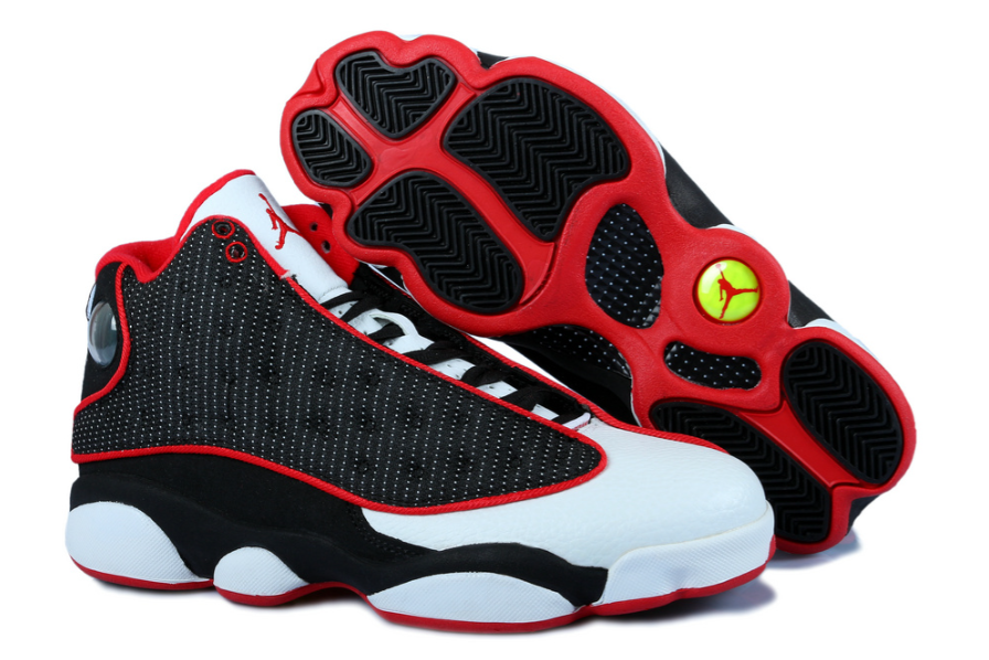 Air Jordan 13 Black White Red