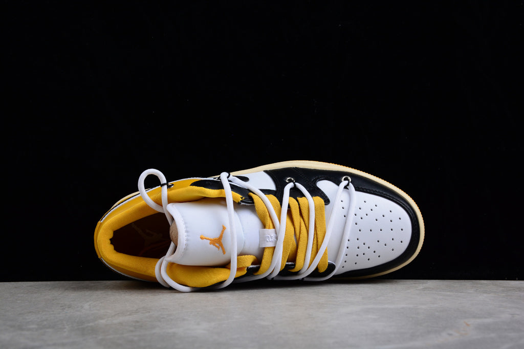 Air Jordan 1 Low Yellow White Black
