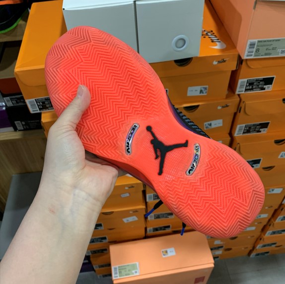 Air Jordan 35 Grey Blue Red