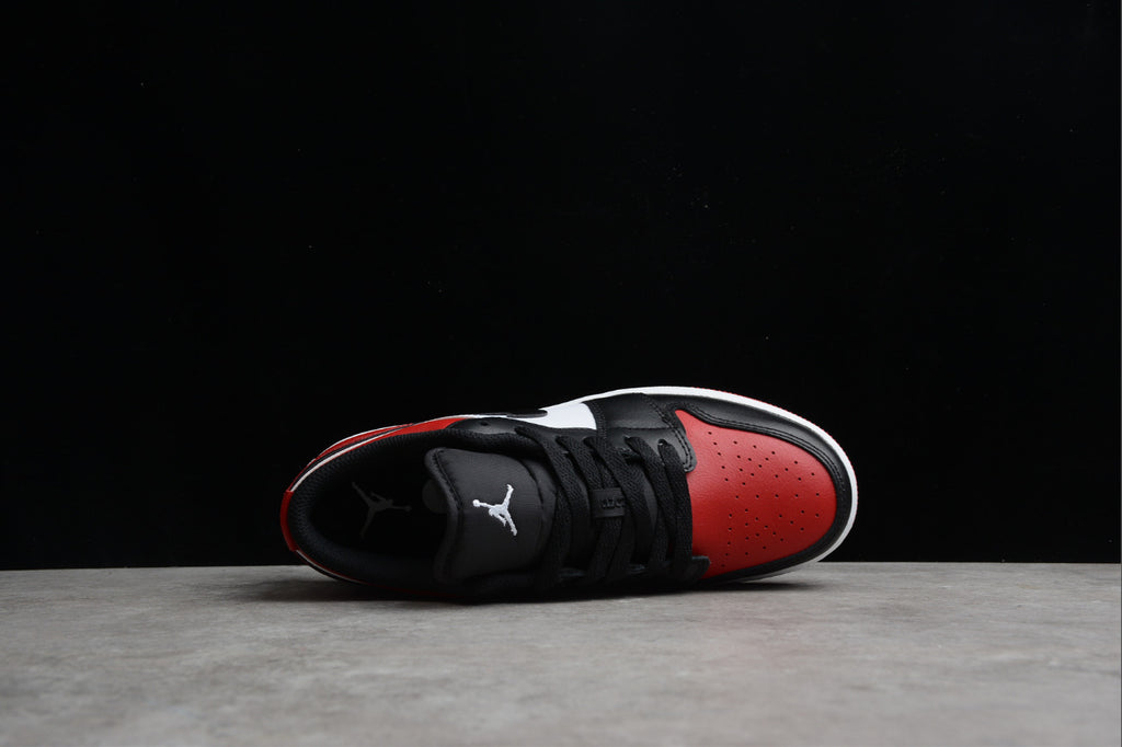 Air Jordan 1 Low Toe Red And Black