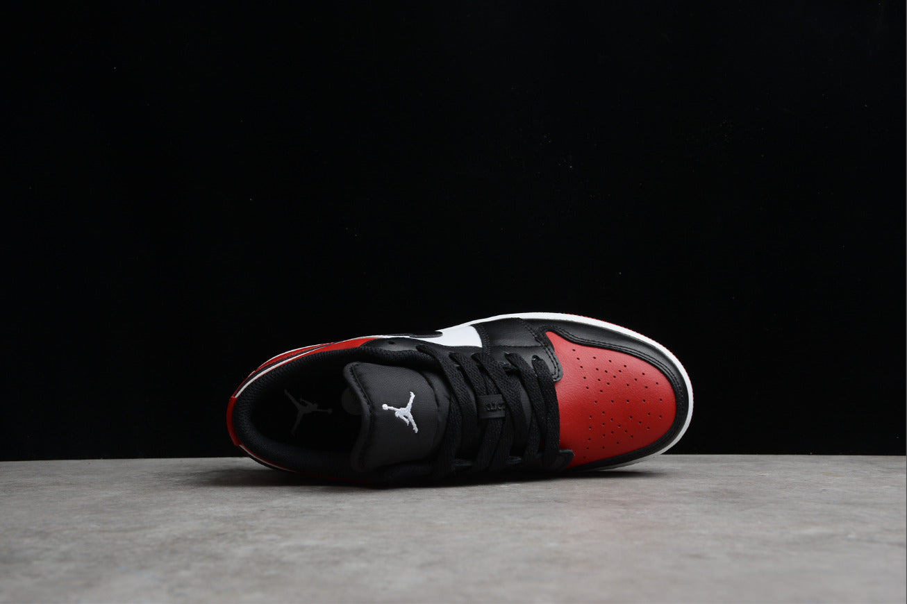 Air Jordan 1 Low Toe Red And Black