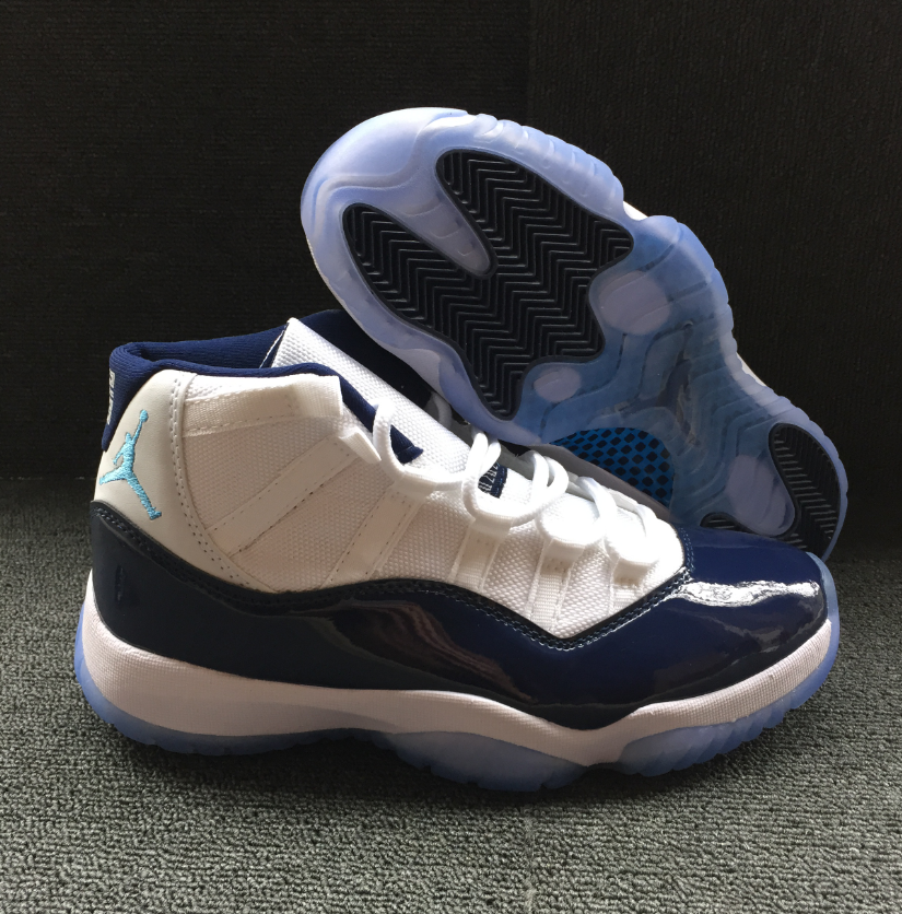 Air Jordan 11 White Blue