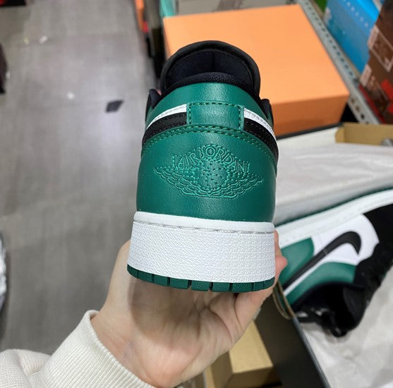 Air Jordan 1 Low Black Green Toe
