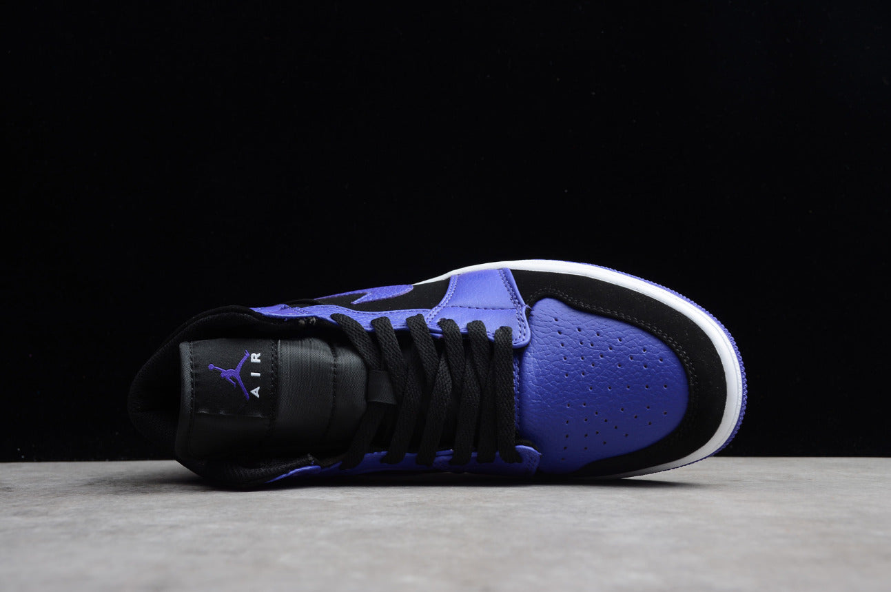 Air Jordan 1 Mid Black Dark Concord