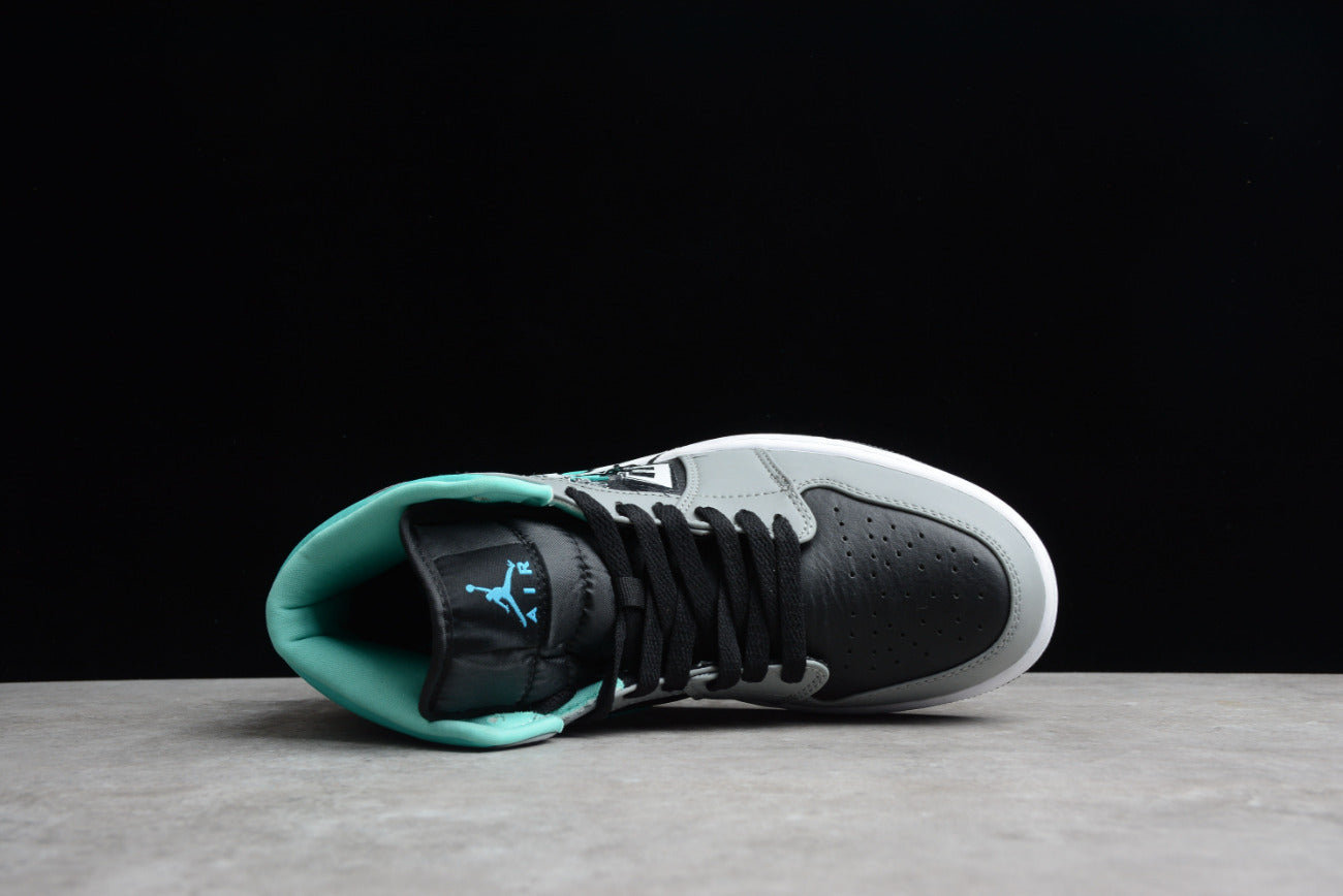 Air Jordan 1 Mid Grey Aqua