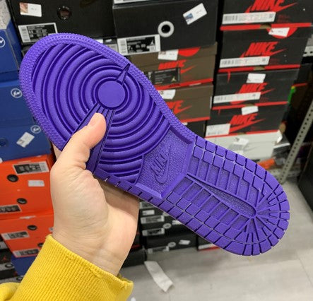 Air Jordan 1 Mid Black Purple