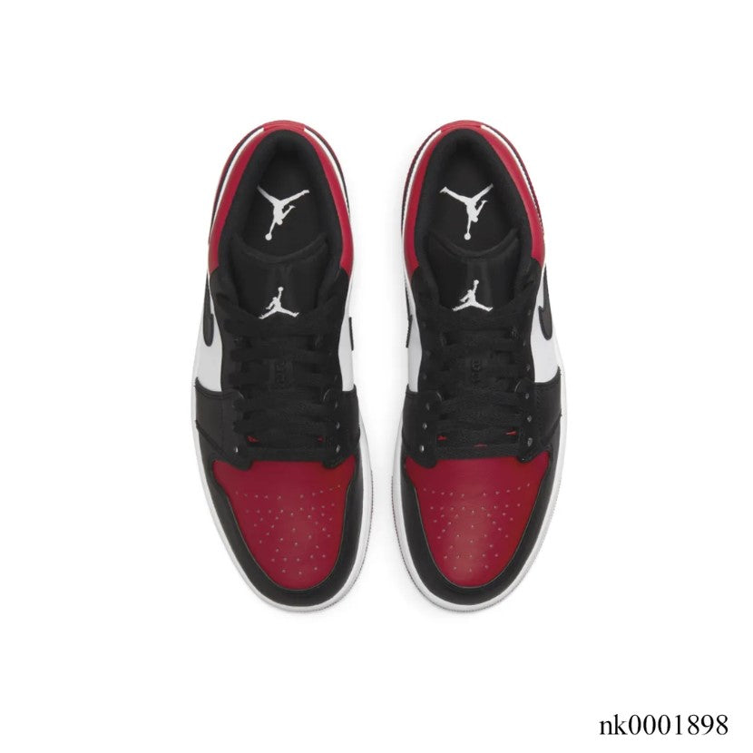 Air Jordan 1 Low Bred Toe Shoes Sneakers