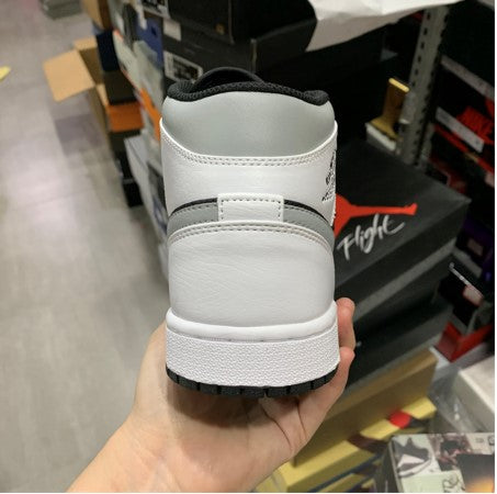 Air Jordan 1 Mid White Shadow Grey