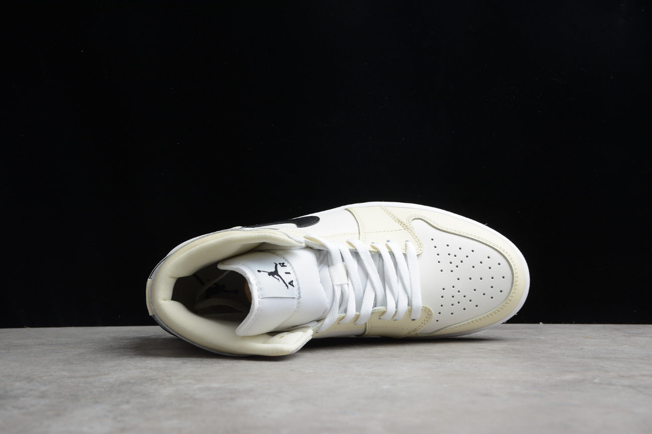 Air Jordan 1 Mid Milk Coconut Cream