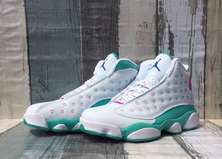 Air Jordan 13 GS Aurora Green