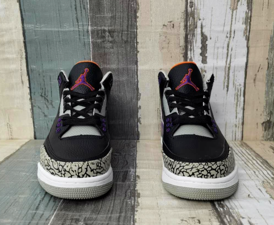 Air Jordan 3 Retro Black Court Purple
