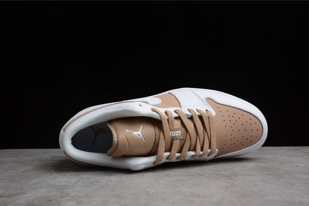 Air Jordan 1 Low White Brown