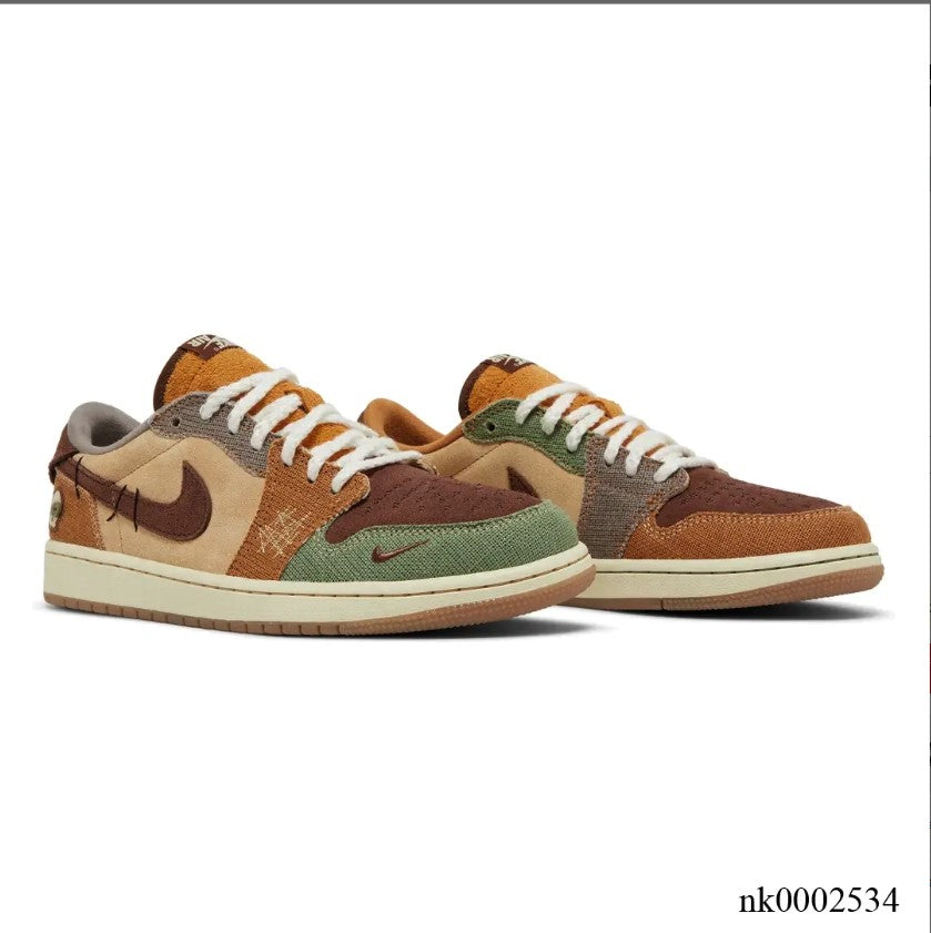 Zion Williamson x Air Jordan 1 Low OG Voodoo Shoes Sneakers