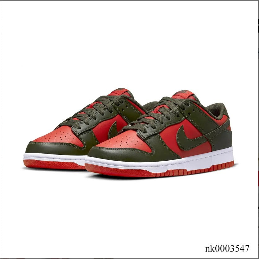 Dunk Low Mystic Red Cargo Khaki Shoes Sneakers
